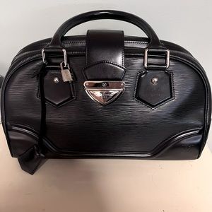 Louis Vuitton Epi Bowling Montaigne GM  in Black